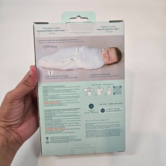 Aden & Anais Harry Potter Quick Change Easy Swaddle 2 Pack Zipper 0-3 M NEW - Picture 6 of 7